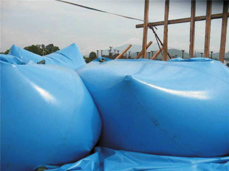 50T橡胶预压水袋怎么用