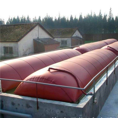 pvc膜红泥沼气袋安装方法