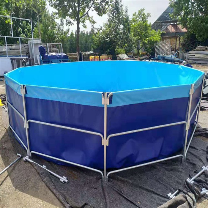 大型养鱼支架水池设计图