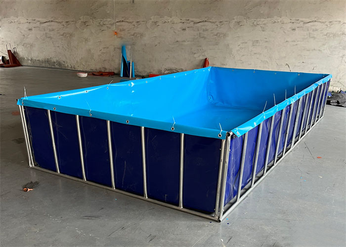 帆布养殖支架鱼池水池好用吗